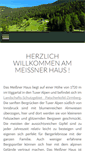 Mobile Screenshot of meissner-haus.at